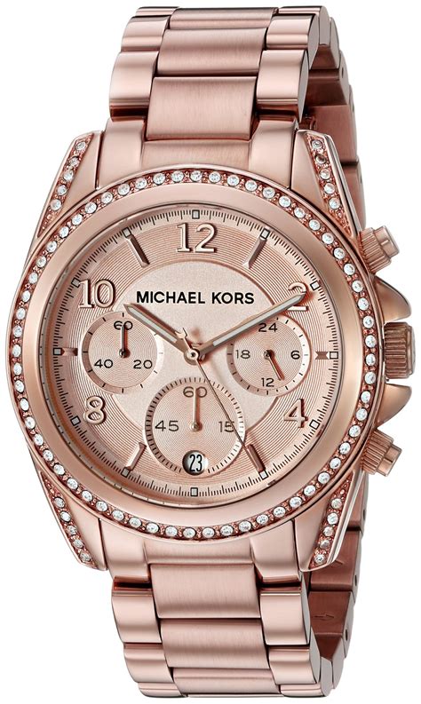 michael kors gold and rose gold watch|michael kors mk5263 rose gold.